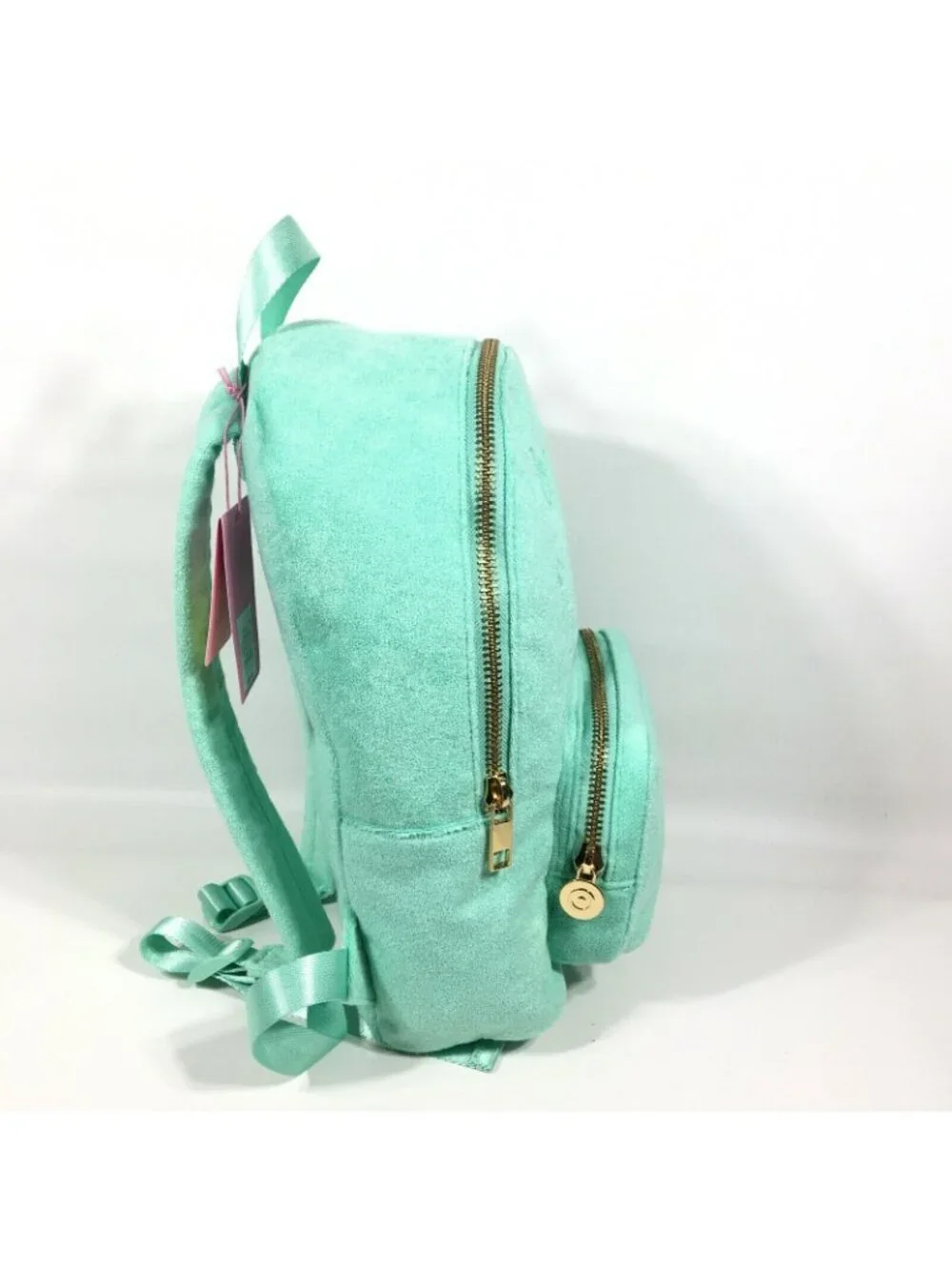 Stoney Clover Lane x Target Terry Cloth Embossed Backpack Light Green 15.75